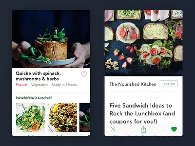 Cooken app article cooking feed follow food iphone like love mobile reading tags
