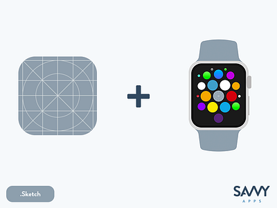 The Ultimate Sketch iOS App Icon Template app design apple freebie icon ios ios 9 ios app icon ipad ipad pro sketch template watch