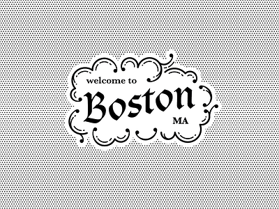 Boston Map Mark boston mark typography