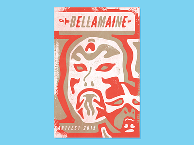 Bartfest 2015 bartfest bartfestpostershow bellamaine poster texture vintage