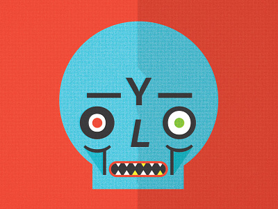 Yolo Zombie design illustration typography vector zombie