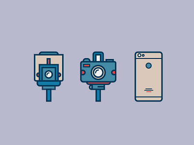 "Cliii-----iiiick, click, snap" color evolution flat house icon illustration line love minimal photo strokes