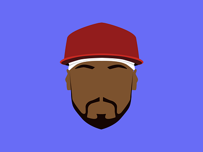 50cent 50cent character hiphop illustration illustrator man rapper singer vector