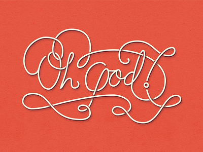 Oh God! Handlettering brush calligraphy font handlettering handscript lettering script swirls