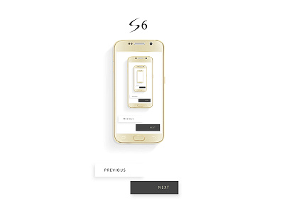 Day 017 - Samsung Image Slider clean design flat future image photoshop s6 samsung slider