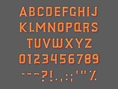 Custom Dimensional Type custom type font typeface typography