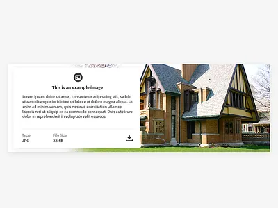 Asset Card Concept asset card image item preview thumbnail ui