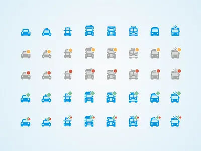 Vehicle Icons icons ui