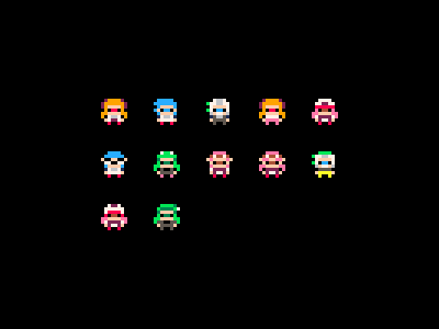 Splatoon animation gif pico8 pixel art splatoon