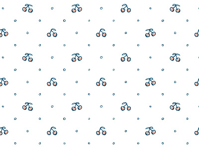 Cherries cherries dots fabric interior design minted pattern surface pattern