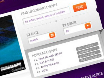 PARTYTIX ui ux web