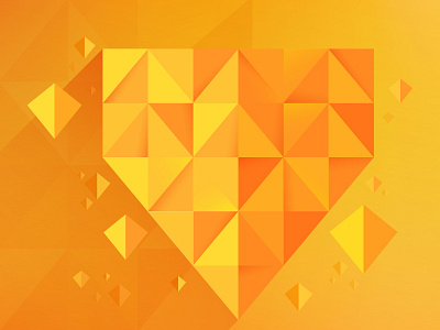Security Shield icon illustration orange security shield tech