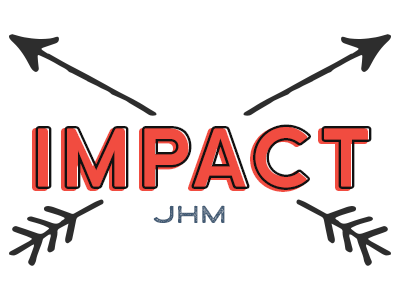 Final version of the Impact Jr. High Ministry logo arrows impact logo