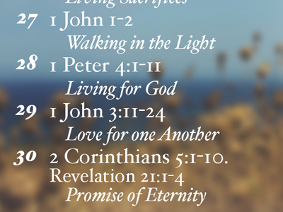 30 Days Of Bible bible bookmark
