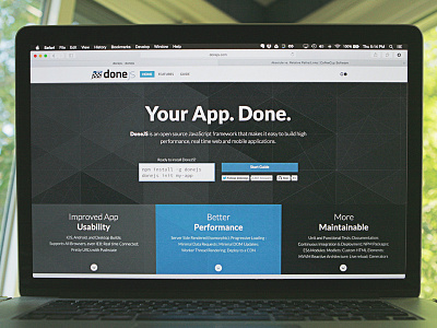 DoneJS Site canjs donejs framework javascript layout site