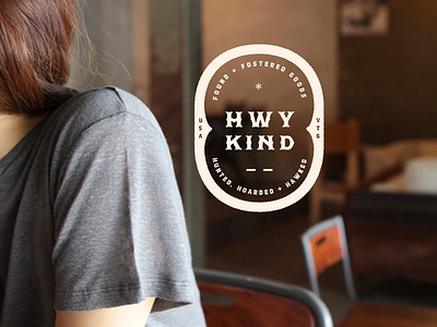 Highwaykind No.02 handdrawn highwaykind logo type usa vintage vtg