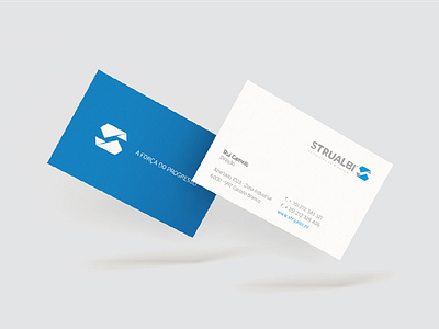 Business Card - Strualbi Project branding business card logo