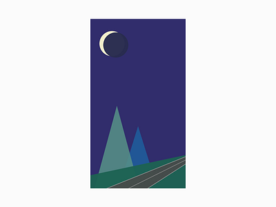 Night night shapes sketch