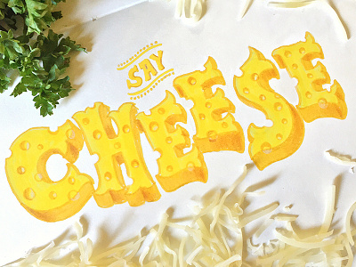 Cheese calligraphy cheese dairy food foodporn hand drawn hand type illustration lettering type typography