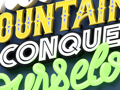 Test 3D letters 3d blender font lettering letters