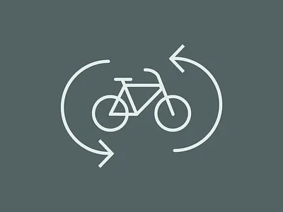 Bike Share Alternate Icon bike icon illustration share sustainability vectorz