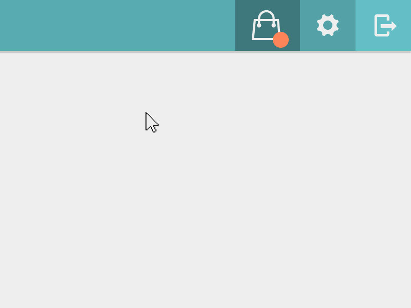 Shop Bag Animation icon interface menu motion design