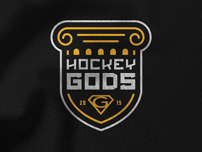 Hockey Gods Tournament Identity ballhockey coliseum column dekhockey gods hockey roman tournament