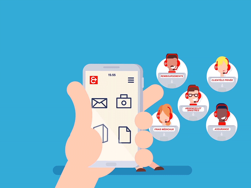 Hospital Girl after effects animation character design graphic hand illustration illustrator motion motion design transition