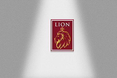 LION LOGO branding graphic design logo