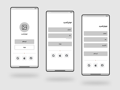 Mid-Fifelity Wireframe Ui Design graphic design ui