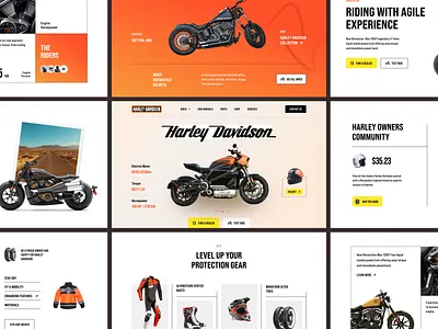 Electric Vehicle Website - Harley Davidson automobile automotive battery charging charging station ebike eco friendly vehicle electric car electric vehicle electricity electromobility ev ev charging futuristic design harley davidson bike landing page landingpage web design webdesign website design website uiux design