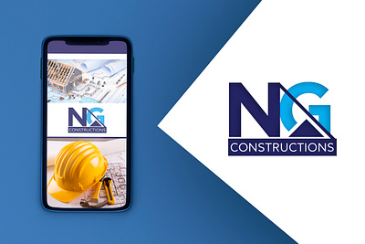 NG CONSTRUCTION LOGO branding graphic design logo