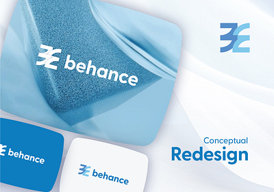 Behance Logo- Conceptual Redesign behance branding concept design logo logo redesign rebranding ui