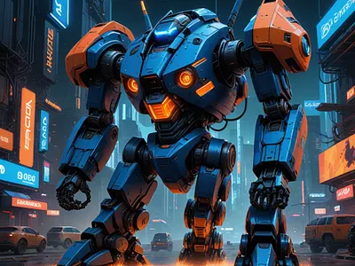Robot graphic design