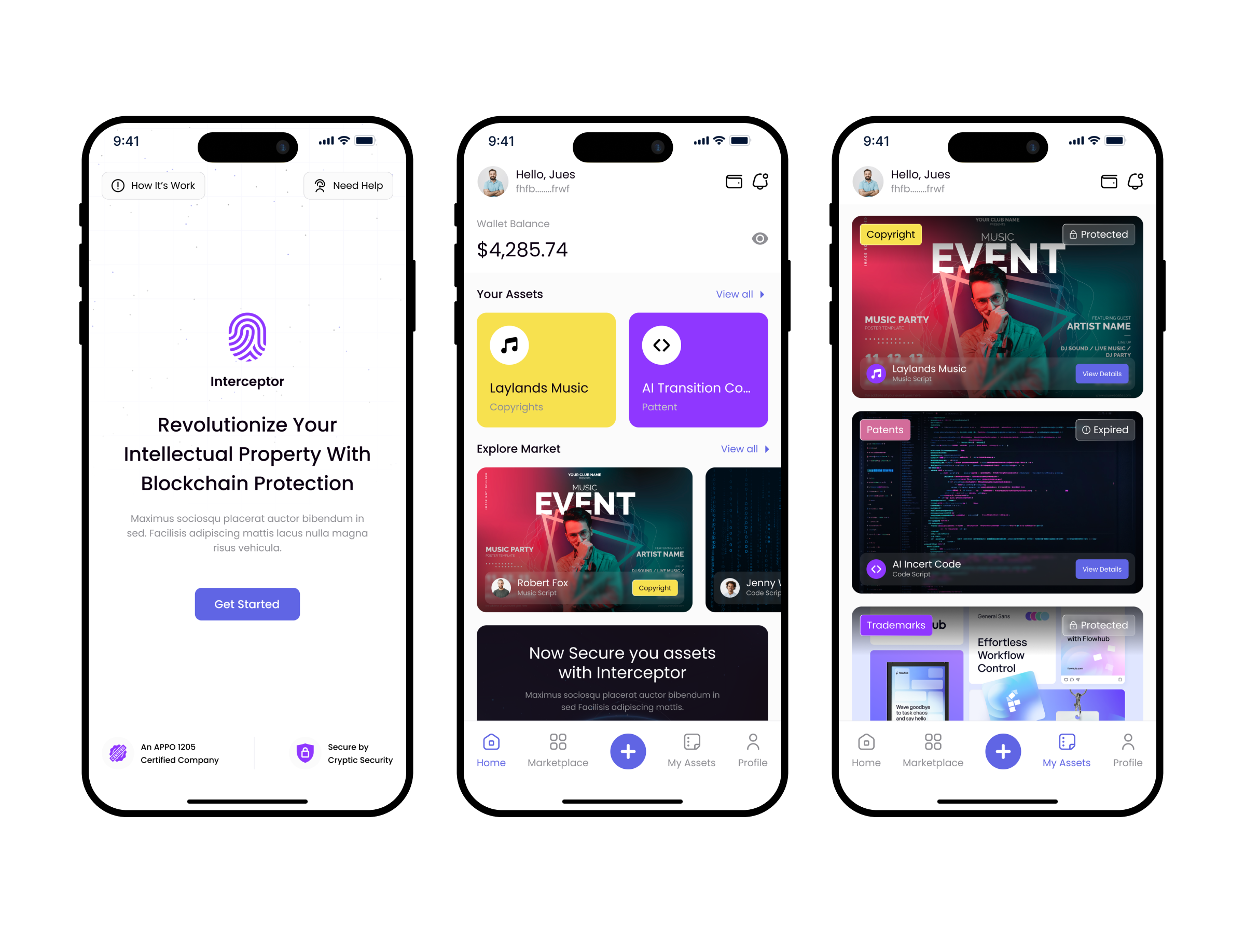 Example of Mobile App UI/UX Design 