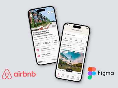 Redesgin Of Airbnb App airbnb app app design app redesign branding design figma highlight illustration trending typography ui ui ux ux