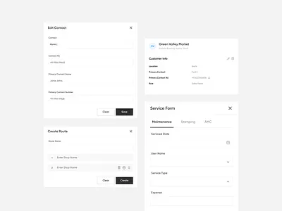 CRM Components crm form component form design form ui input field minimal ui