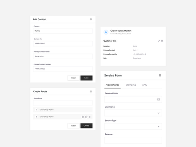 CRM Components crm form component form design form ui input field minimal ui