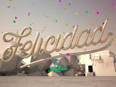 Felicidad or Happiness art digital