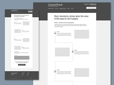 SaaS Wireframes design high fidelity layout saas ui ux wireframes