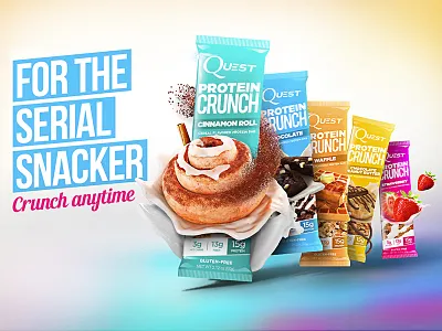 Quest Serial Bar comp art direction photoshop retouching