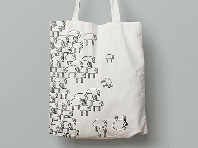 Bag V. bag canvas sheep