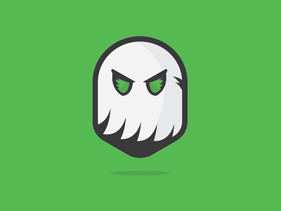 Phantoms Mascot color eyes ghost green illustration mascot phantom society team