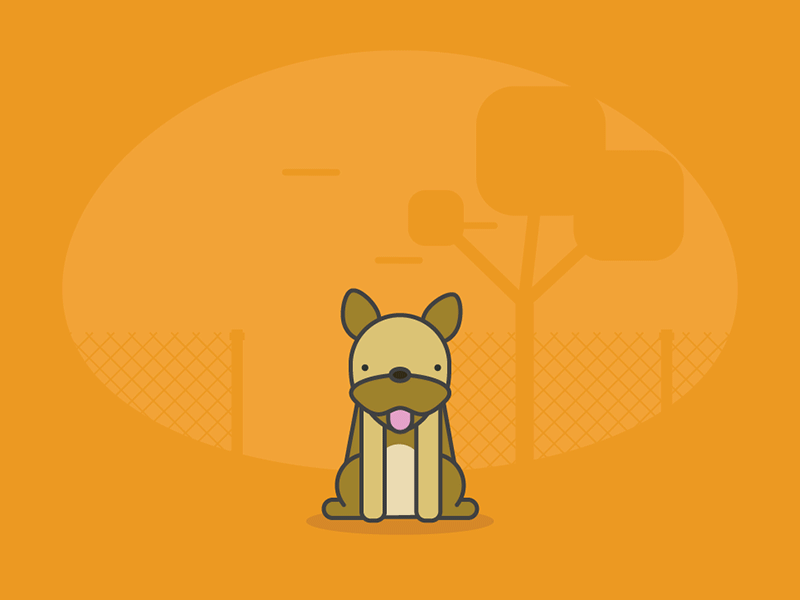 Dog Animation animation dog flat motion