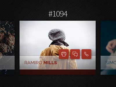 #1094 css3 free image hover open source profile web