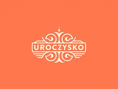 Uroczysko Logotype bird brand horse identity letters logo logotype mark rural symbol type