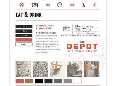 The Depot moodboard