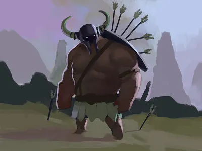 Full of Arrows character art character design fantasy speedpaint