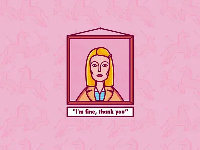 "I'm fine, thank you” character illustration movies portrait the royal tenenbaums