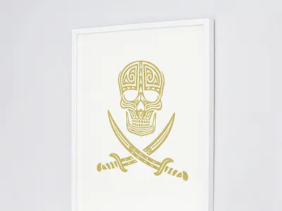 Skull-Pirate flag icons illustration pirate flag skull